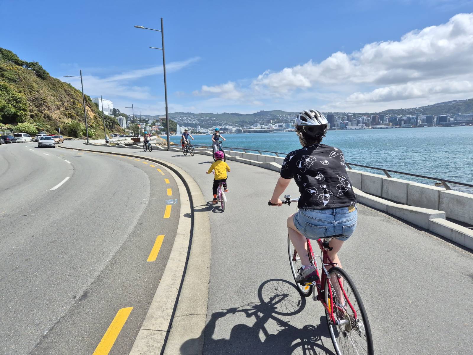Biking the Wellington waterfront