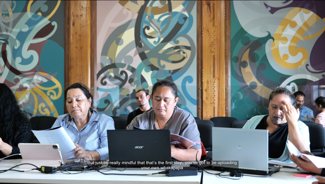 Āhau training session in community