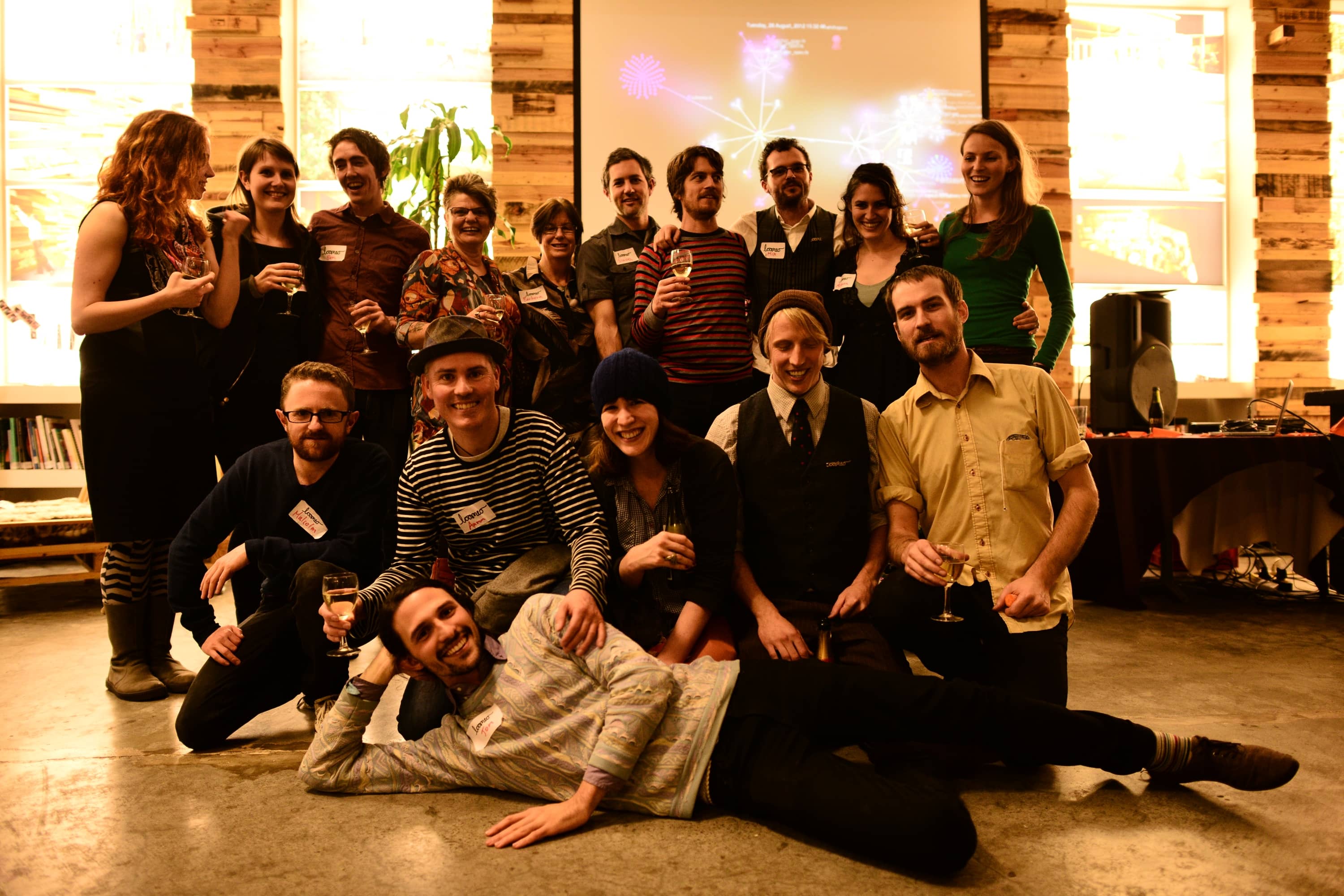 The Loomio team (and friends) circa 2013