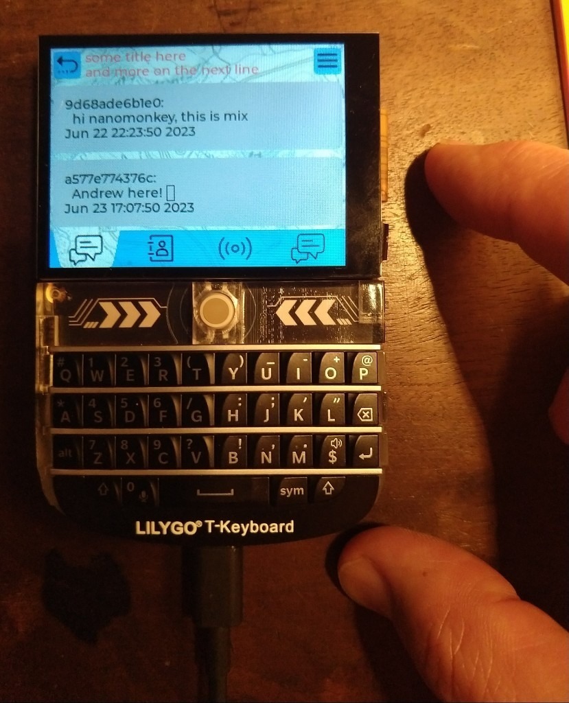 T-Keyboard - standalone LoRa/BLE device